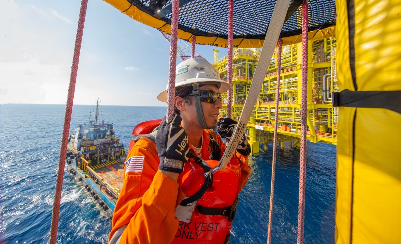 Hess Offshore Worker